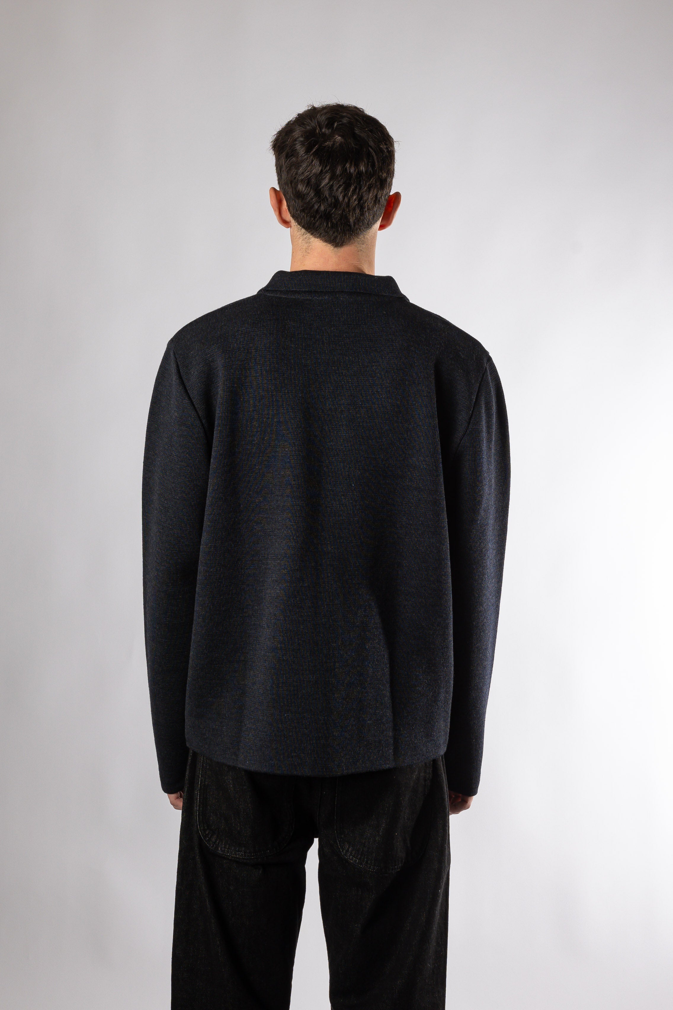 GUINO - WORK CARDIGAN - Grey Le Mont Saint Michel