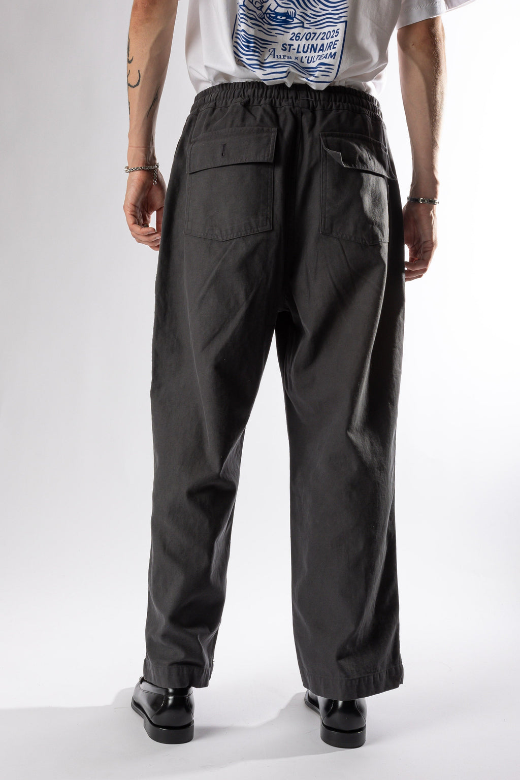 HEAVY COTTON FATIGUE PANTS CHARCOAL Kappy