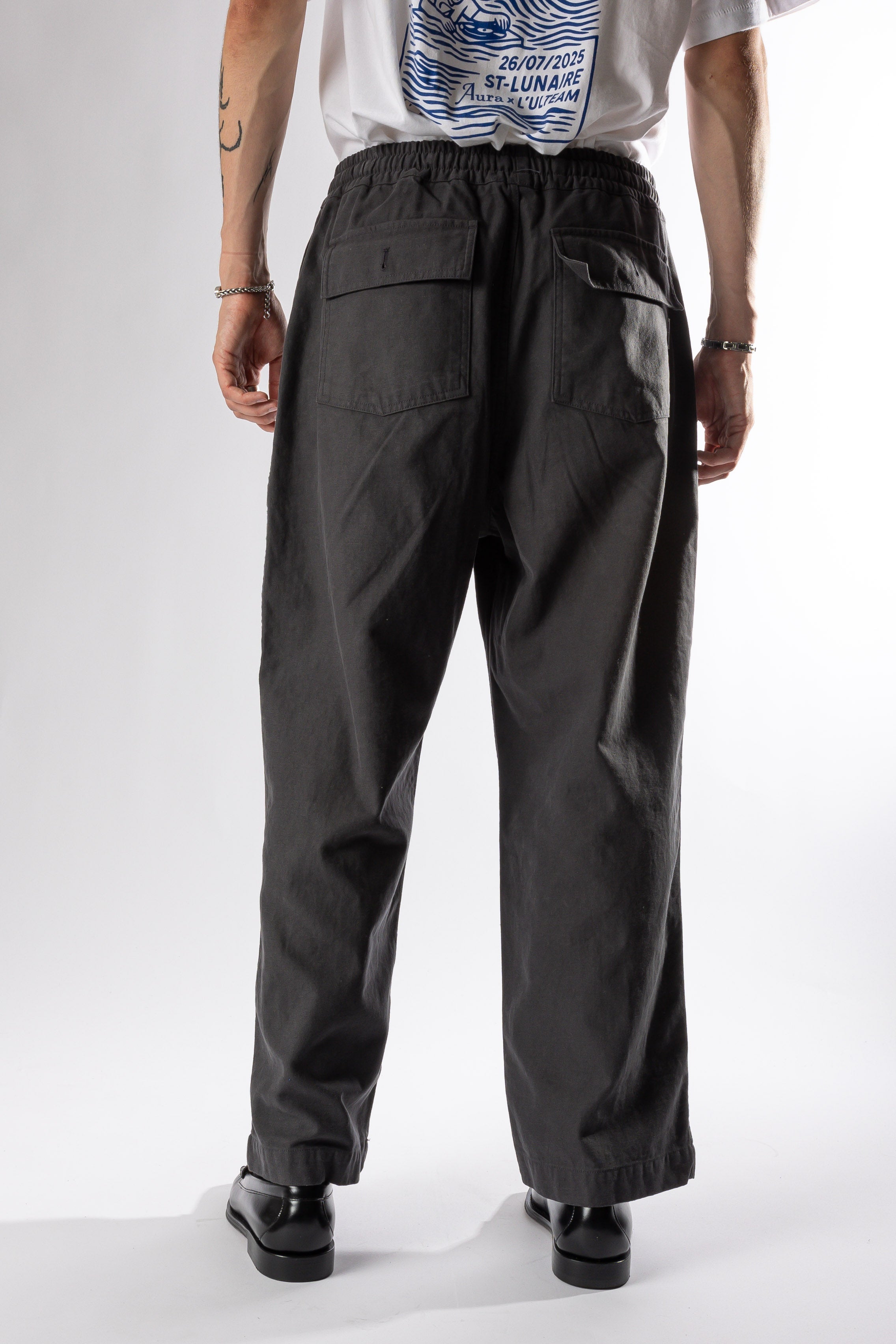 HEAVY COTTON FATIGUE PANTS CHARCOAL Kappy