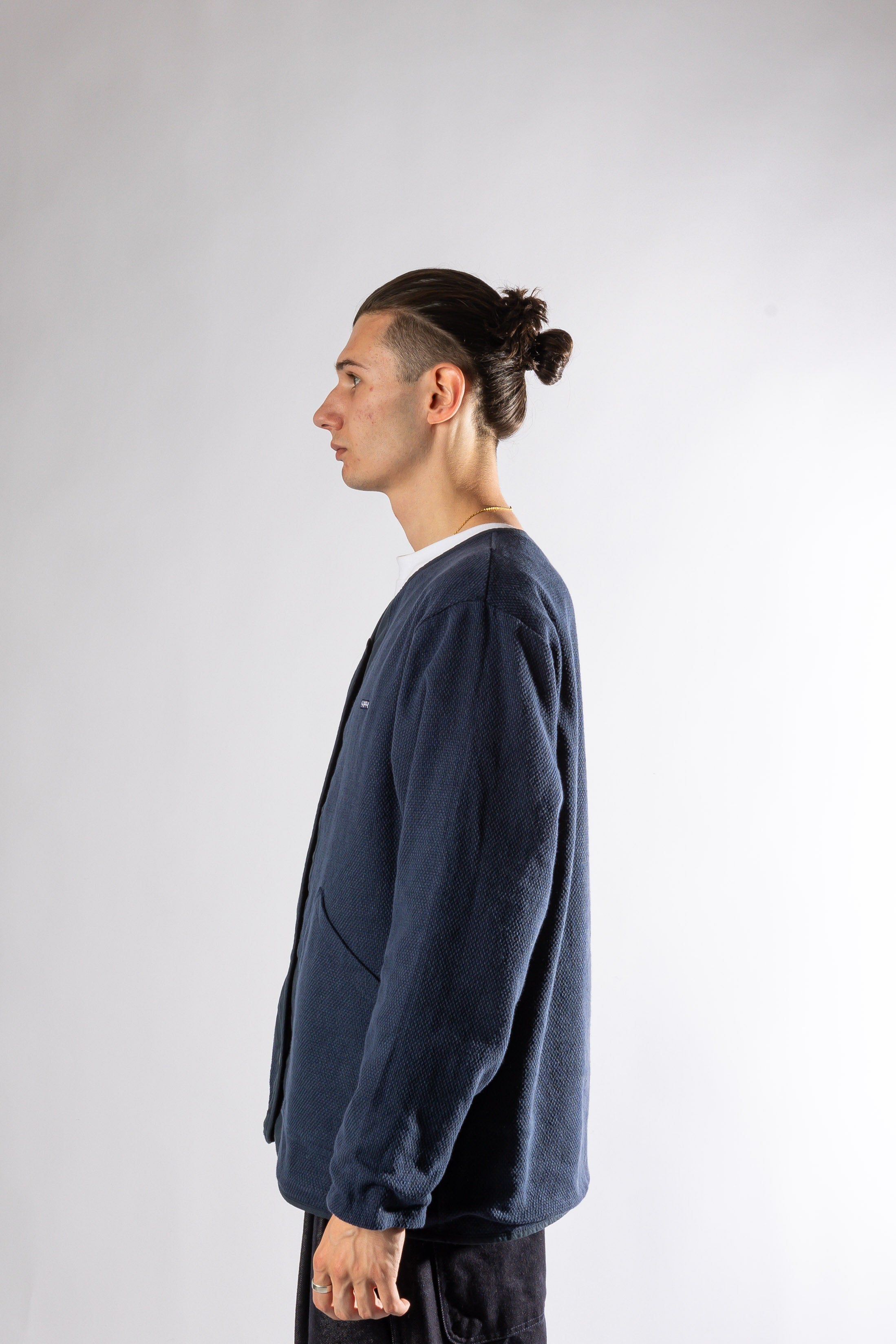 REVERSIBLE UTILITY ROUND JACKET NAVY Kappy
