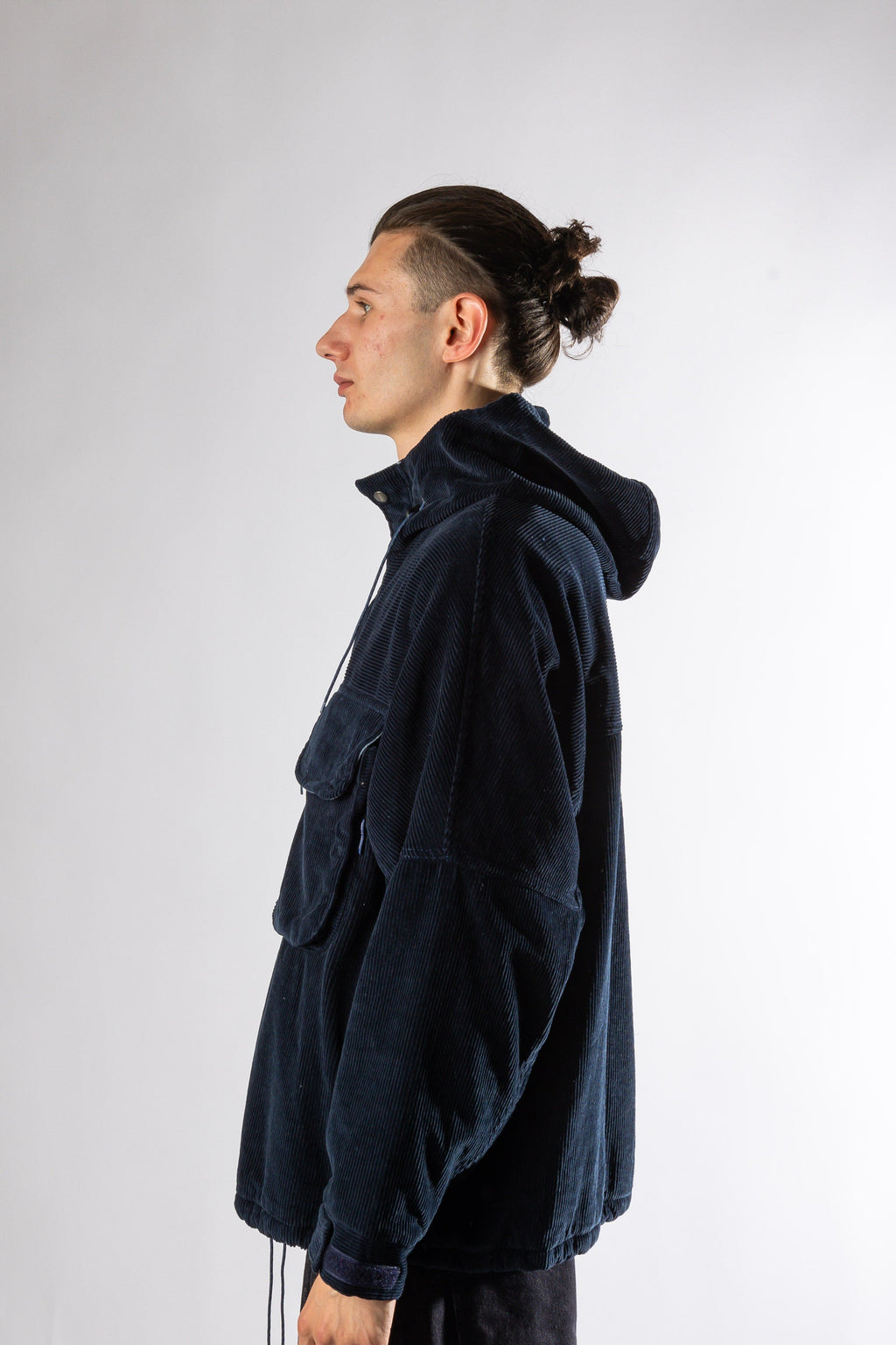 CORDUROY MOUNTAIN JACKET NAVY Kappy