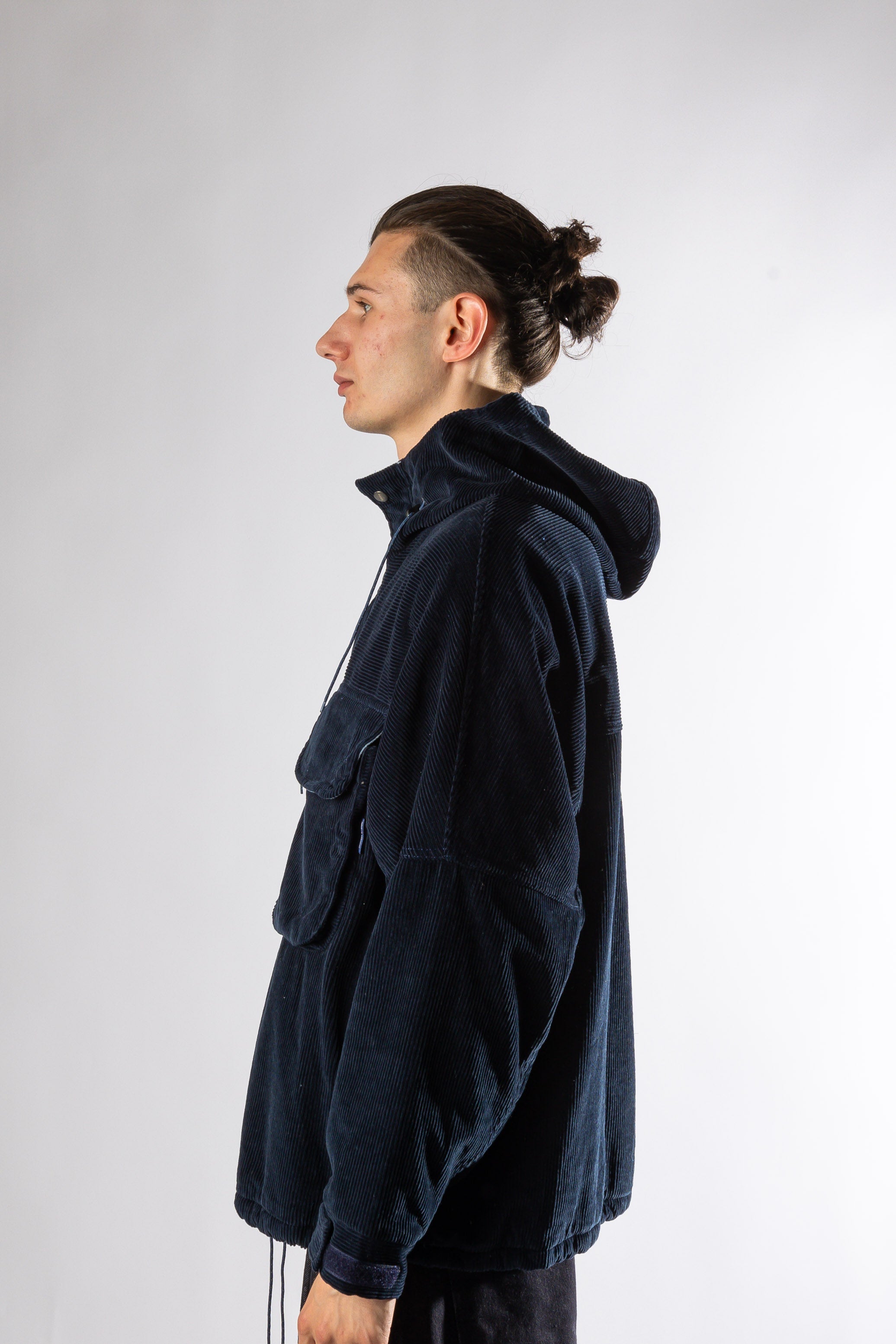 CORDUROY MOUNTAIN JACKET NAVY Kappy
