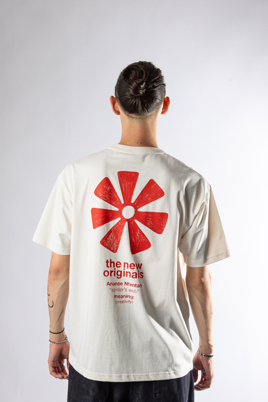 Ananse Adinkra Tee -  White The New Original