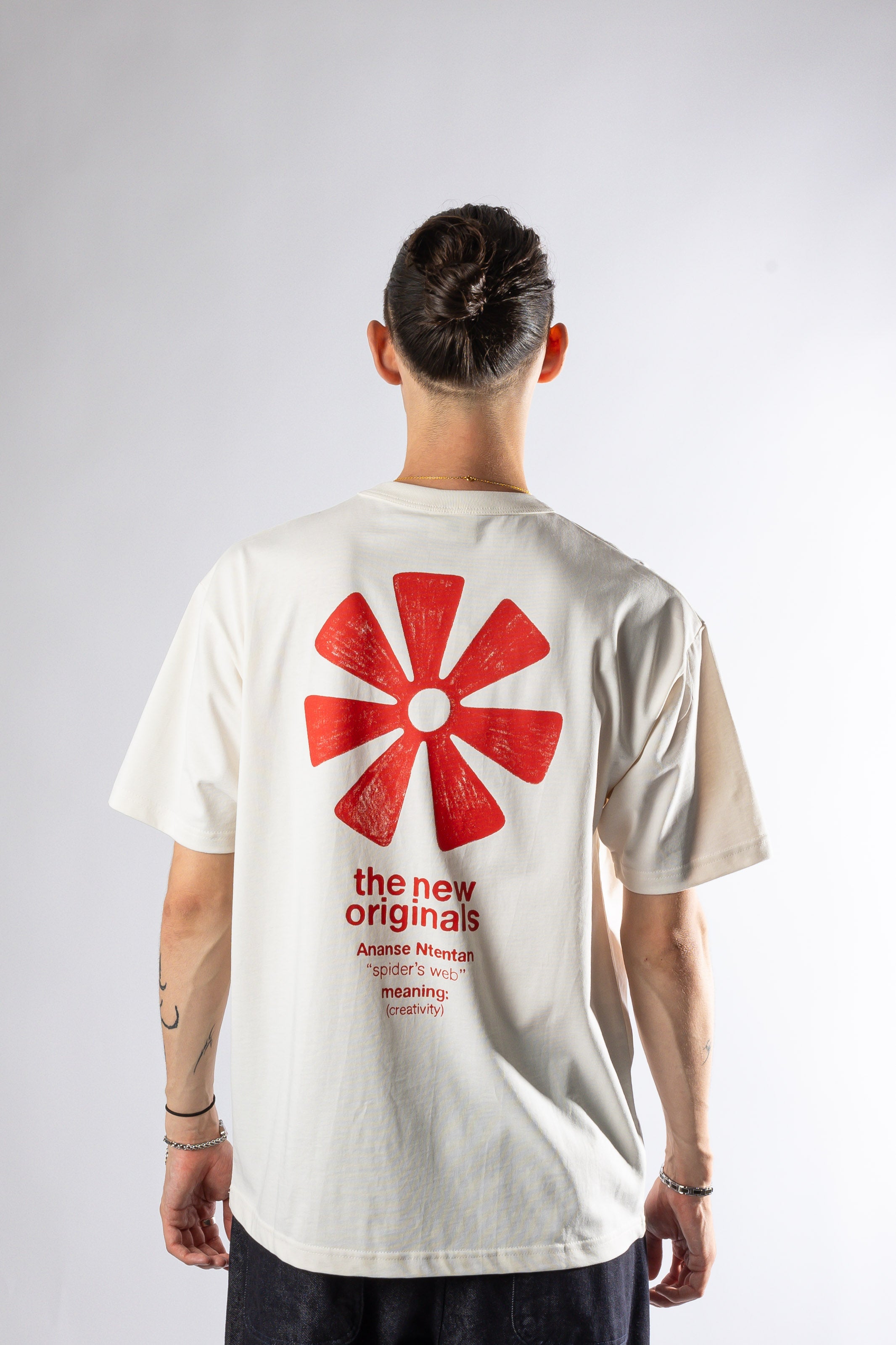 Ananse Adinkra Tee -  White The New Original