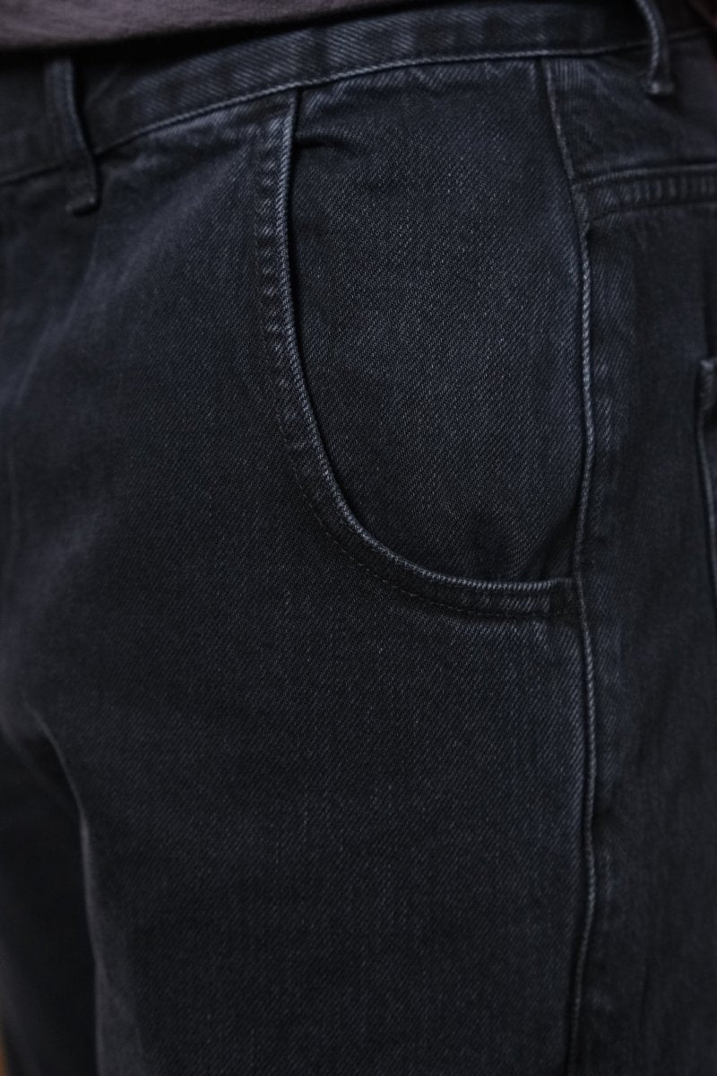 STRAIGHT CUT JEANS - Faded Black MFPEN — photo 3