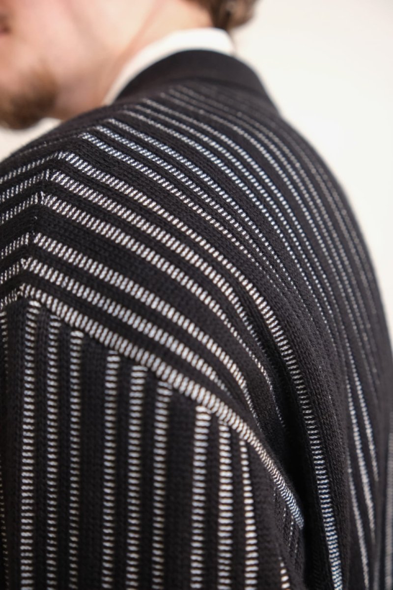 FORMAL CARDIGAN - Black Stripe MFPEN — photo 5