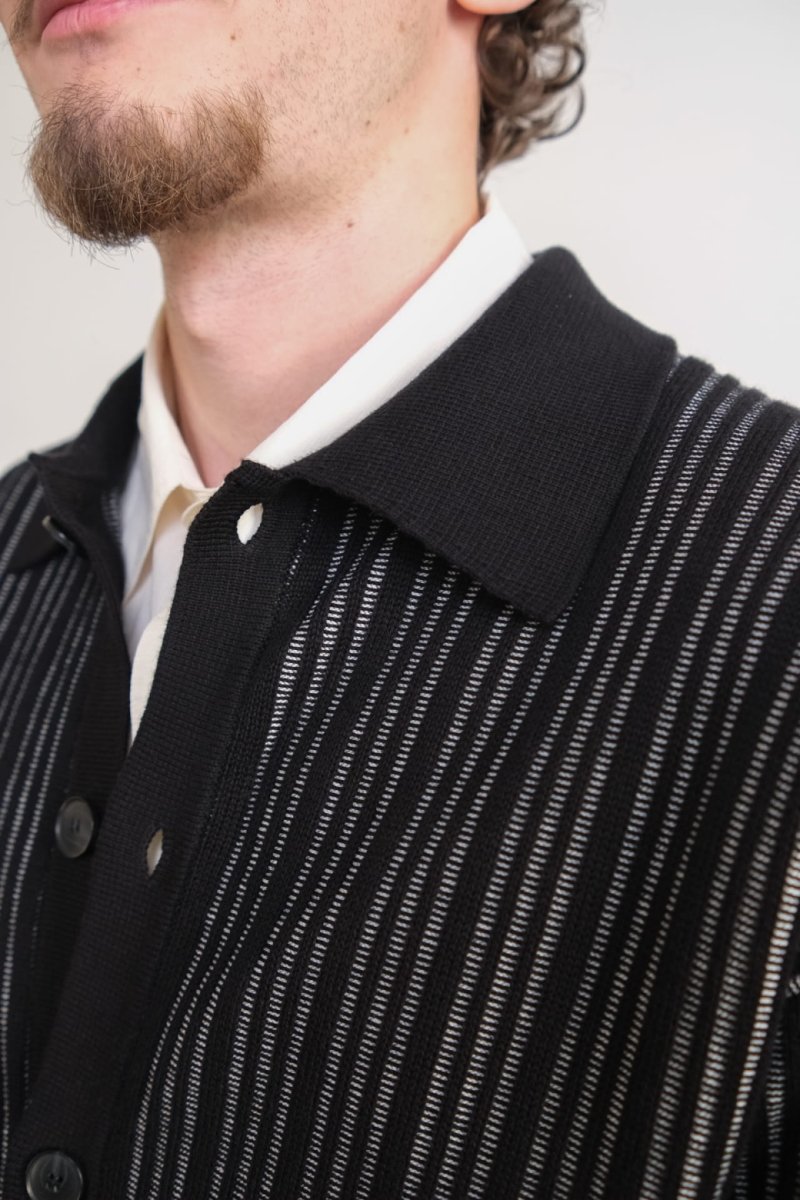 FORMAL CARDIGAN - Black Stripe MFPEN — photo 6