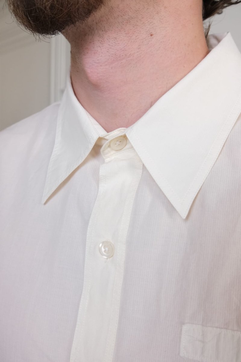 ESSAY SHIRT - Off White Micro Check MFPEN