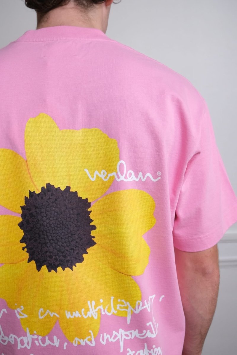 T-SHIRT FLOWERS - PINK Verlan