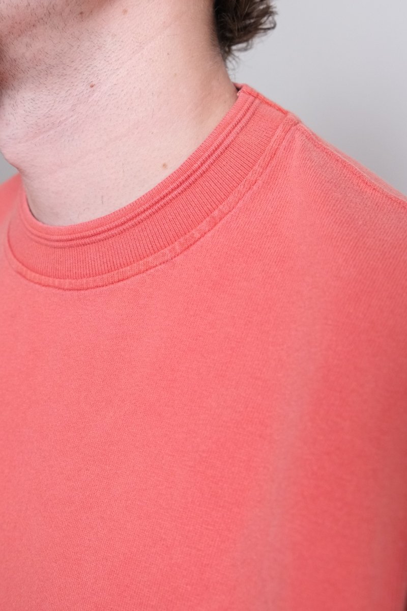 Faded Athletic T-shirt - Dry red MUSEUM GARMENTS