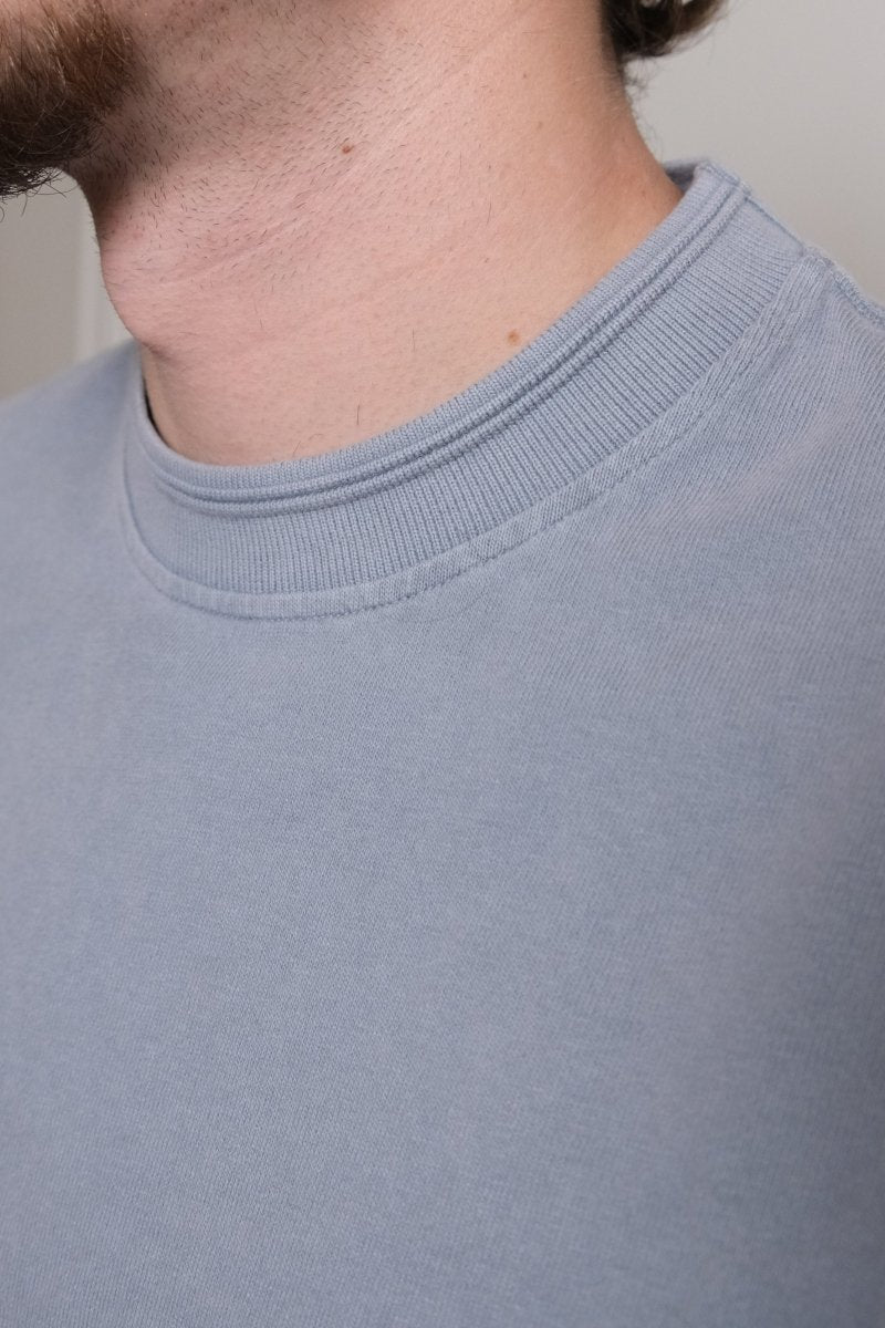 Faded Athletic T-shirt - Dry blue MUSEUM GARMENTS — photo 3