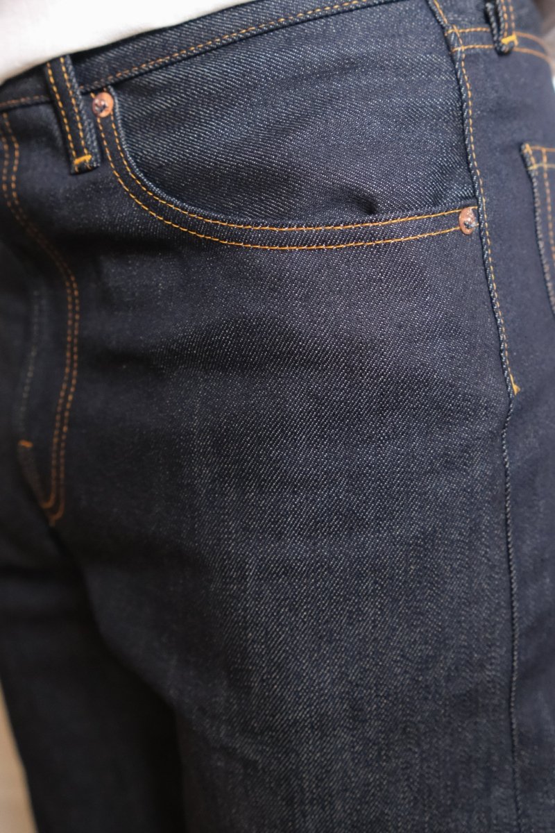 Take Ivy Blue Jeans - Kamakura Shirt - détail taille haute