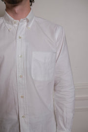 Vintage Ivy White Oxford - Kamakura Shirt - détail boutons nacre takase