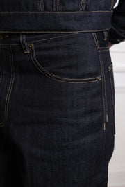 Raw Denim Wide Leg Pants x Aura - vue ensemble
