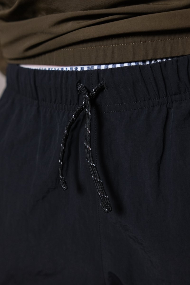 Nylon Tussar Pants - Black