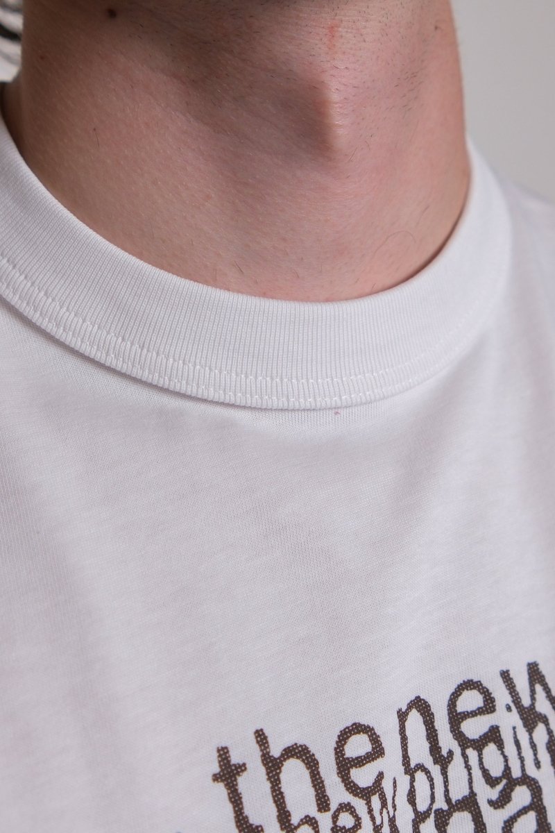 CHECKMATE TEE - White THE NEW ORIGINALS - détail matière coton — photo 5