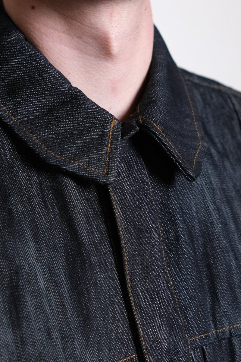 WAVE DENIM JACKET - Slub Raw Denim THE NEW ORIGINALS - détail étiquette