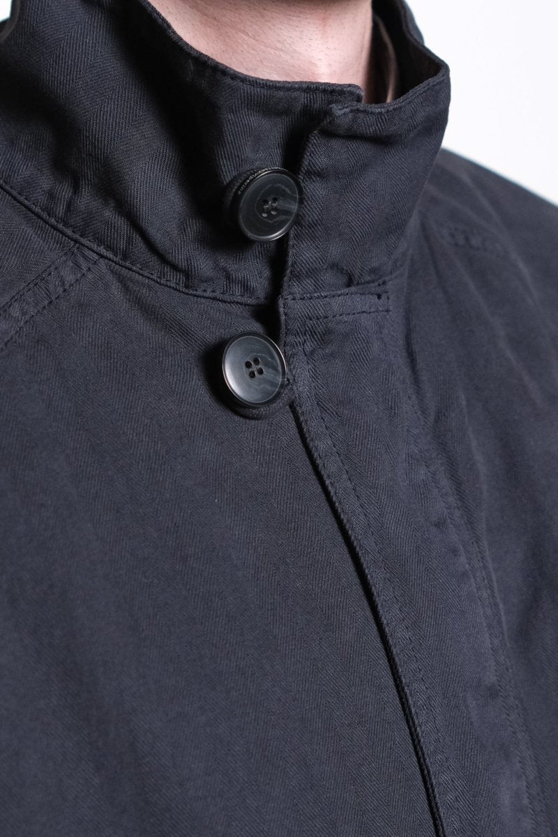 WOMENS TERRAIN JACKET - Anthracite MFPEN - détail boutons col montant