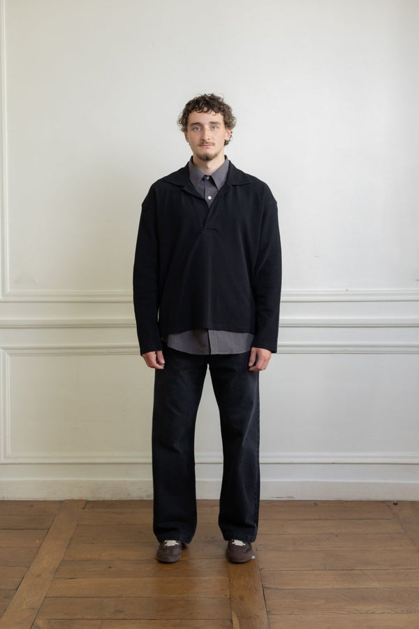 ROLODEX POLO - Black Piquet