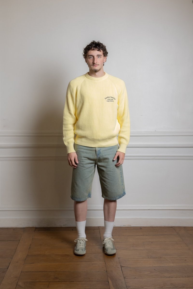 Goodies Sportive Insignia Yellow Knit porté de face — photo 1