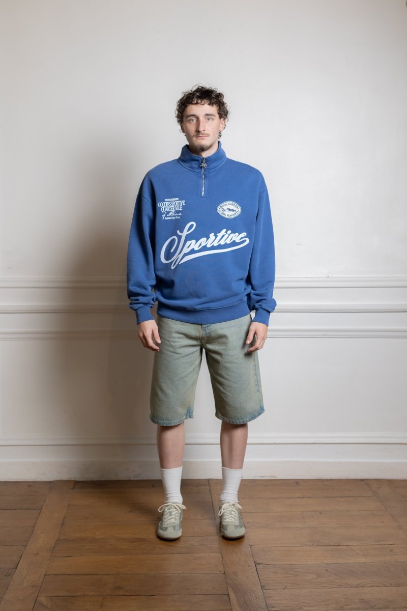Goodies Sportive Royal Garden Halfzip porté de face — photo 1
