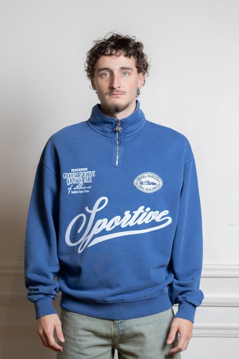 Goodies Sportive Royal Garden Halfzip porté de dos — photo 2
