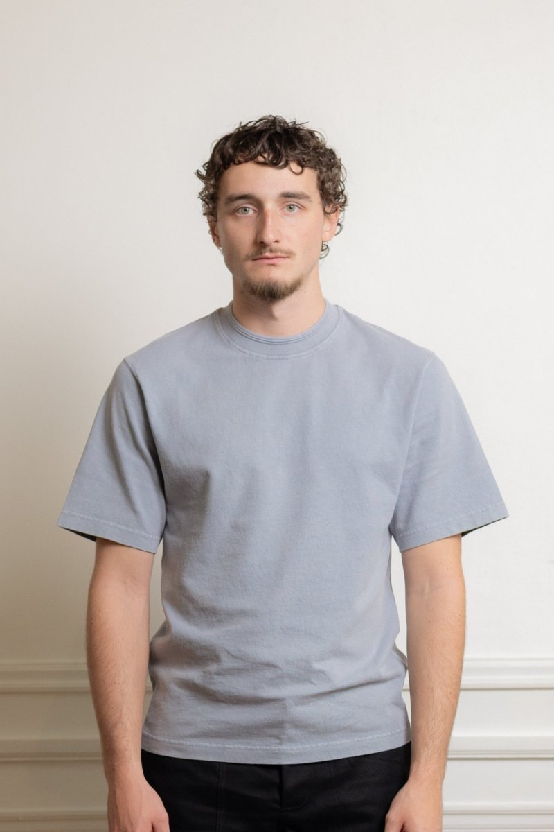 Faded Athletic T-shirt - Dry blue MUSEUM GARMENTS — photo 2