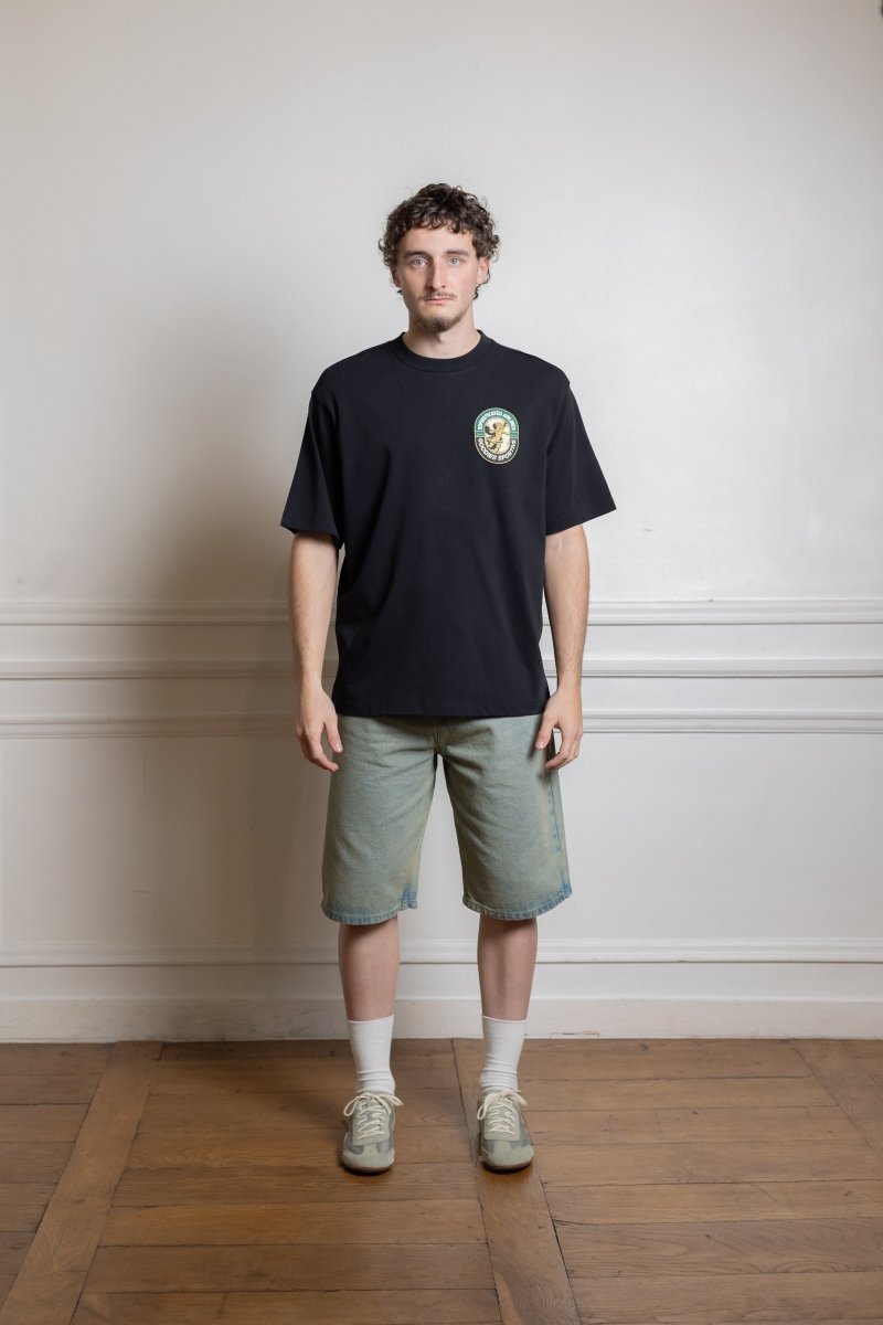 Sophisticated Airplanes Black Tee Goodies sportive