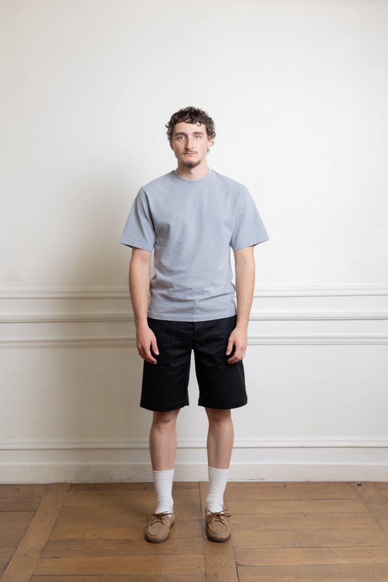 Faded Athletic T-shirt - Dry blue MUSEUM GARMENTS — photo 1