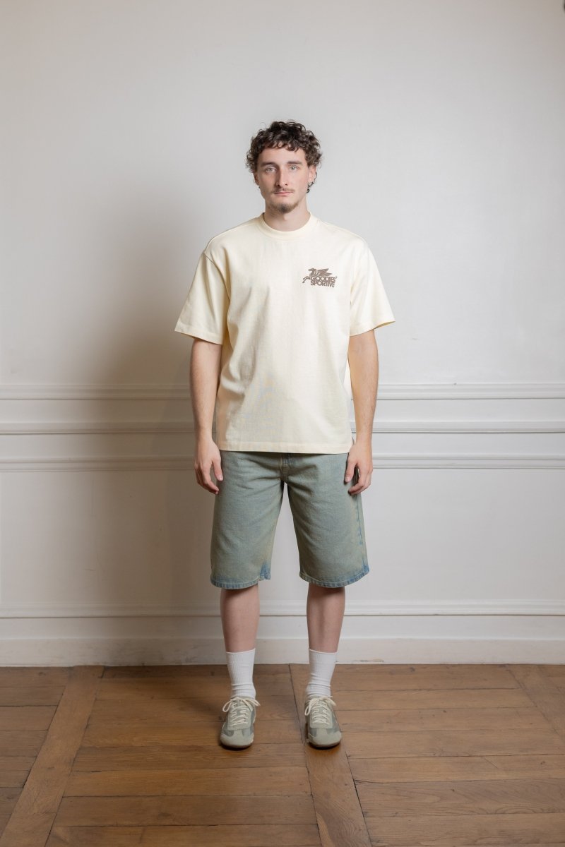 Goodies Sportive New Pegasus Butter Tee porté de face