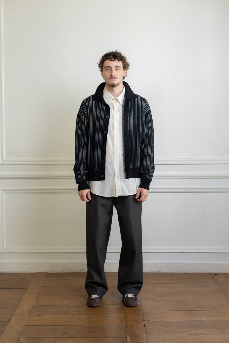 FORMAL CARDIGAN - Black Stripe MFPEN
