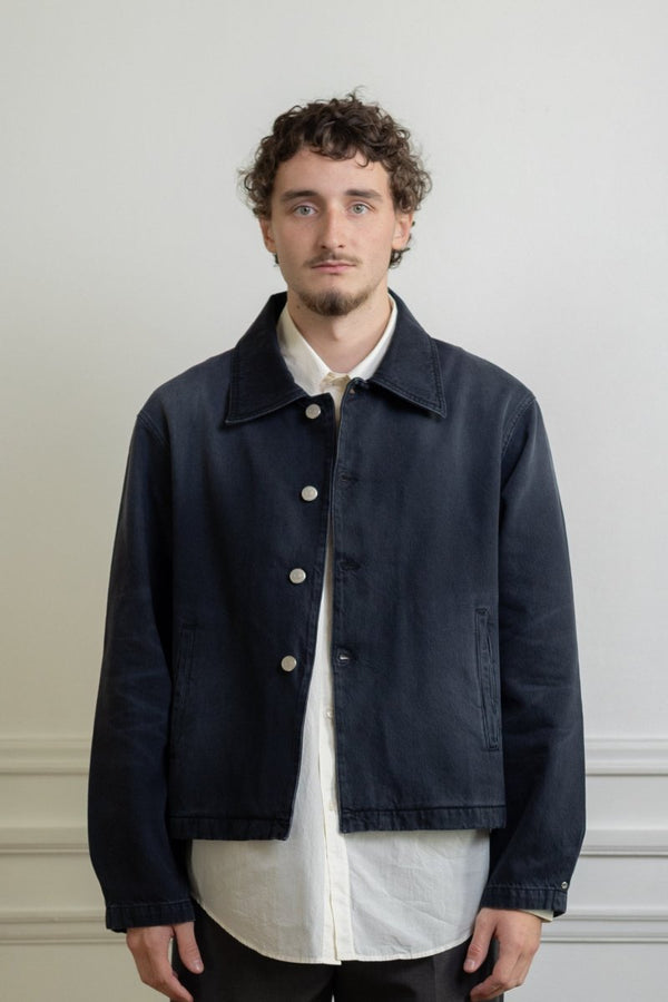 UNION JACKET - Rinsed Black