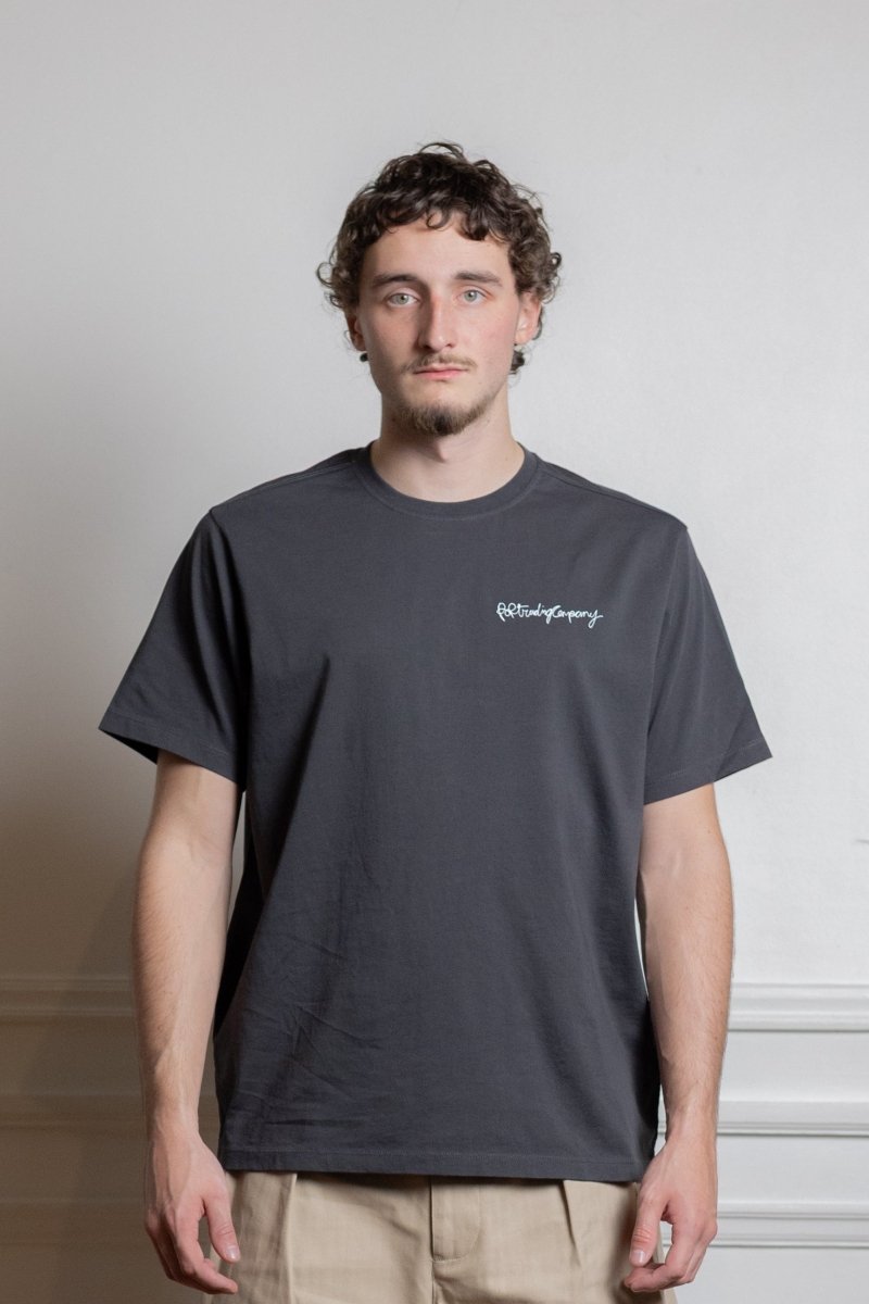 Oneliner t-shirt - Anthracite Pop trading company — photo 2