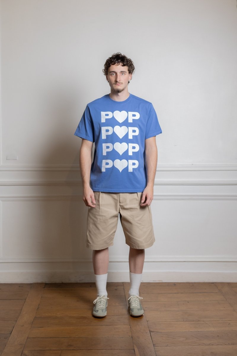 hearts t-shirt dutch blue Pop trading company — photo 1