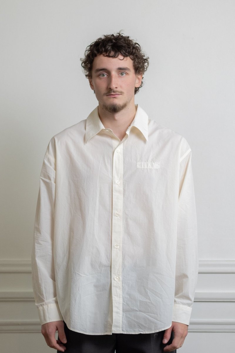 ESSAY SHIRT - Off White Micro Check MFPEN