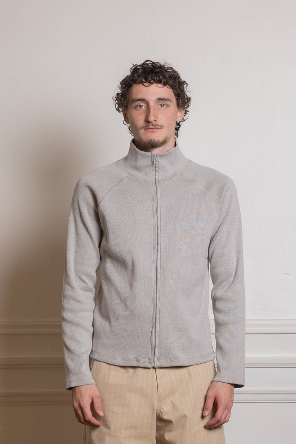 RIB ZIP - GREY RIB