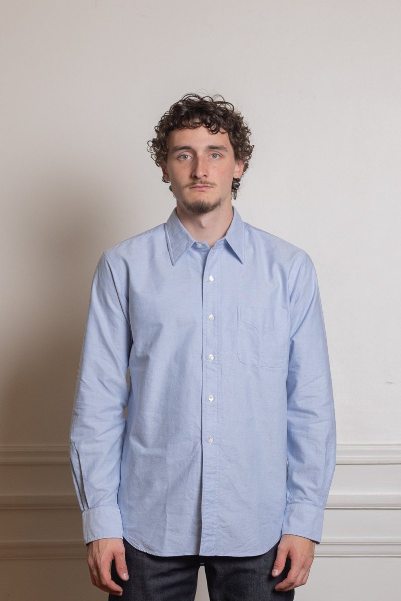 Vintage Ivy Blue OX Straight - Kamakura Shirt - vue de dos