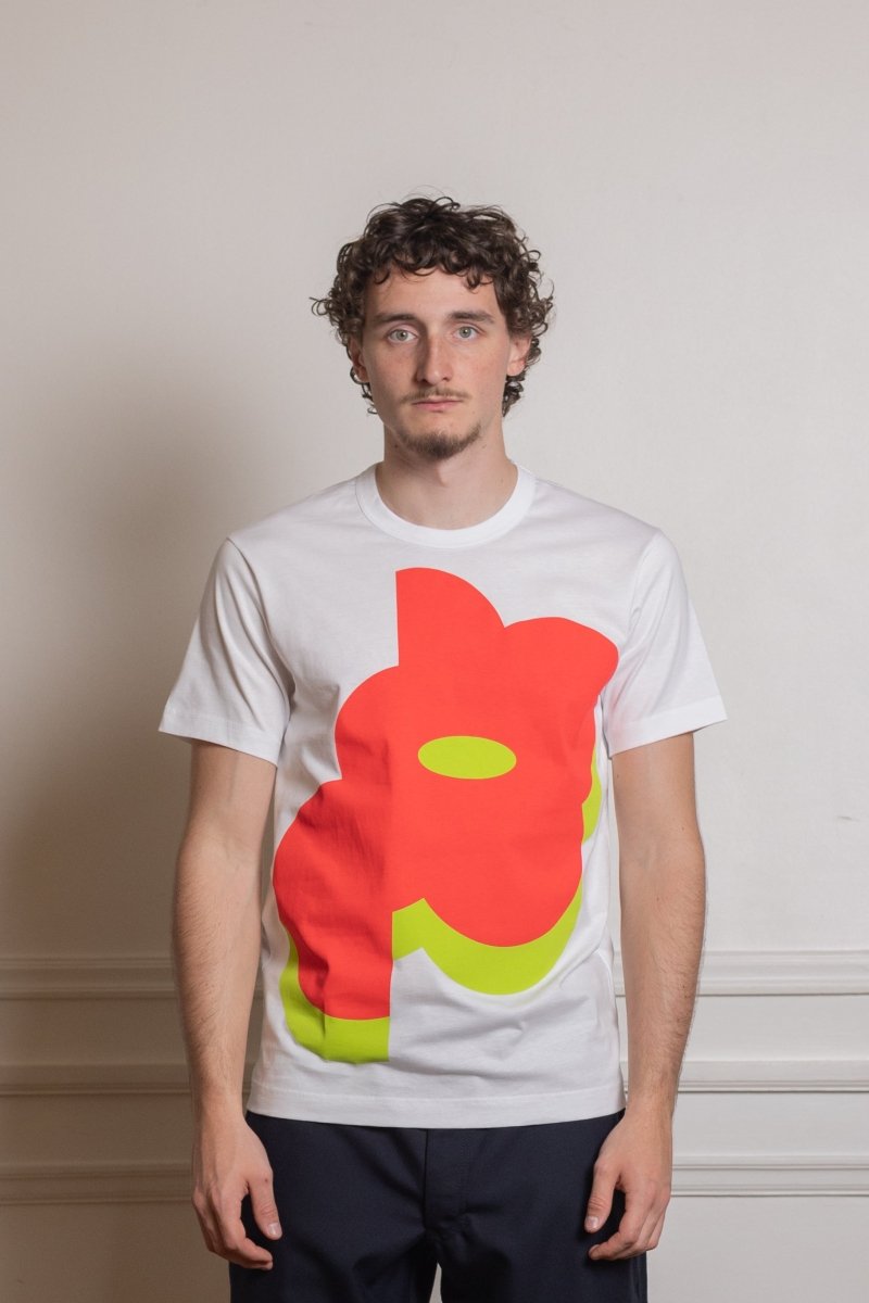 FQ-T019-S26 MENS T-SHIRT KNIT - WHITE COMME DES GARÇONS SHIRT - vue de dos — photo 2