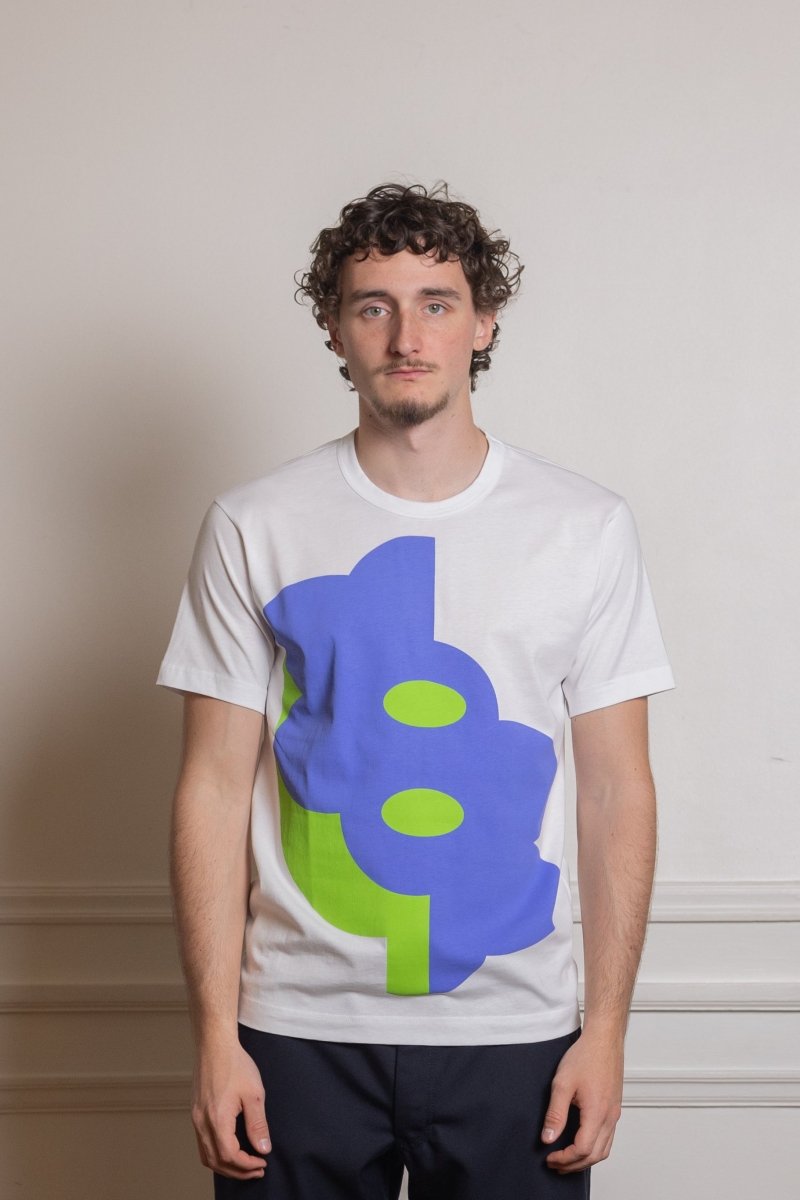 FQ-T020-S26 MENS T-SHIRT KNIT - WHITE COMME DES GARÇONS SHIRT - vue de dos — photo 2