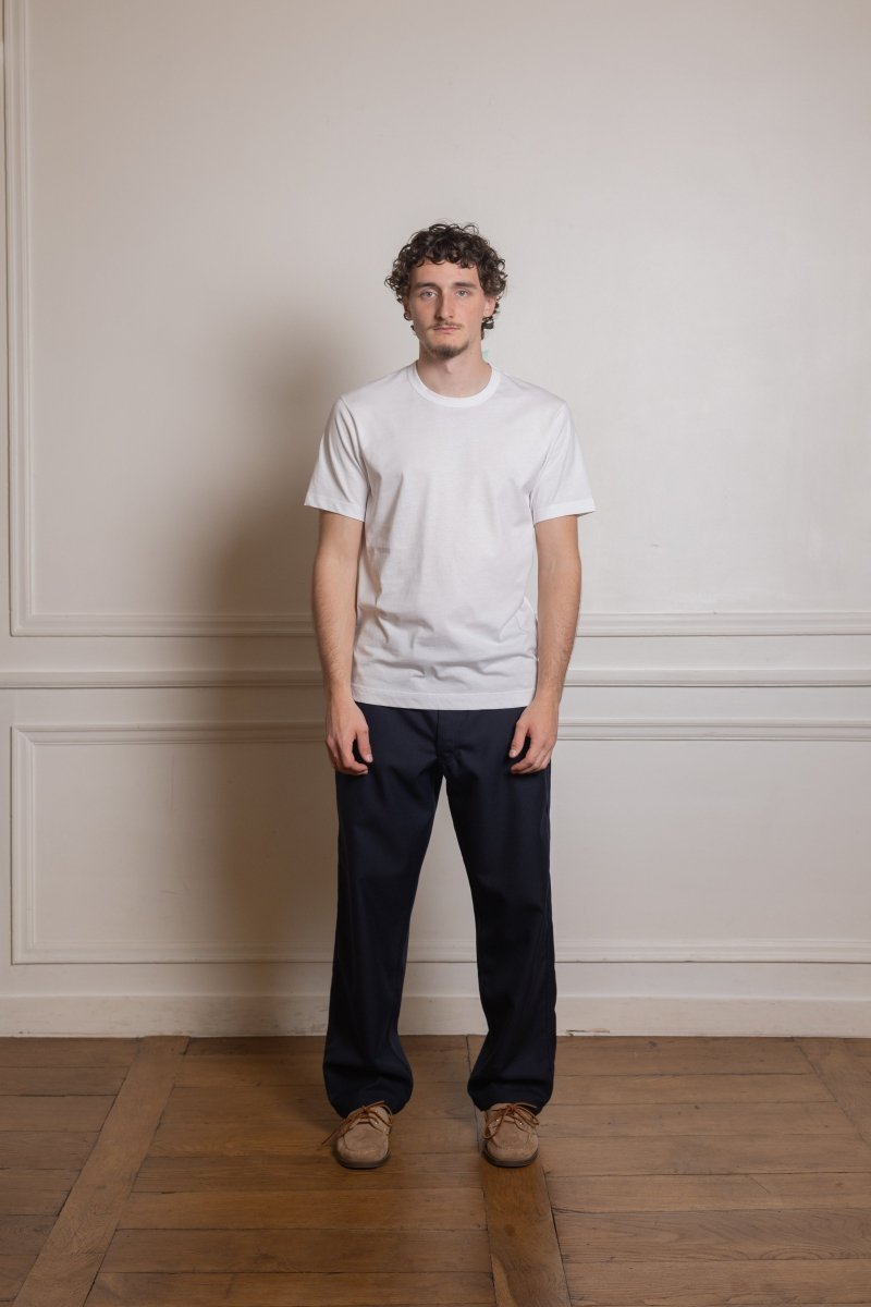 CDG Shirt Forever - Men's T-shirt - White COMME DES GARÇONS SHIRT - vue de face portée — photo 1