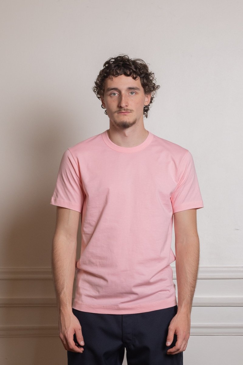 FQ-T001-S26 MENS T-SHIRT KNIT -  PASTEL PINK COMME DES GARÇONS SHIRT - vue de dos — photo 2