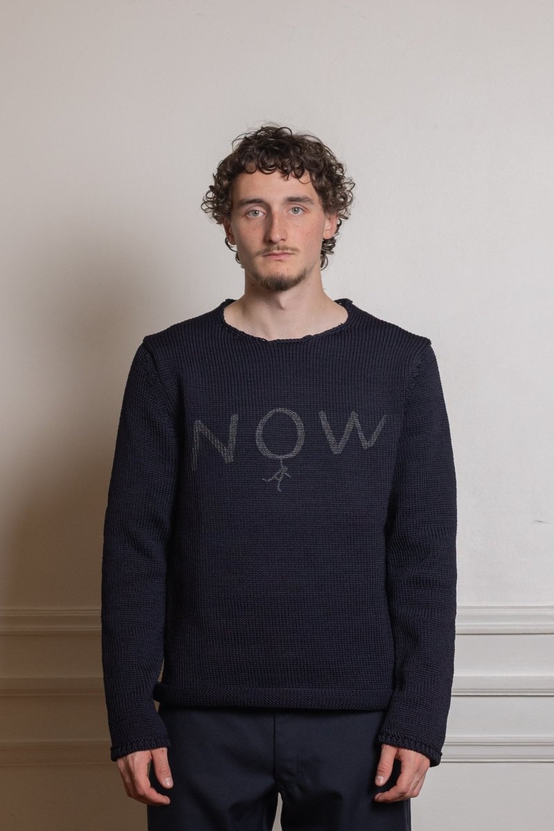 FQ-N006-S26 MENS SHIRT KNITTED -  BLACK COMME DES GARÇONS SHIRT - vue de dos