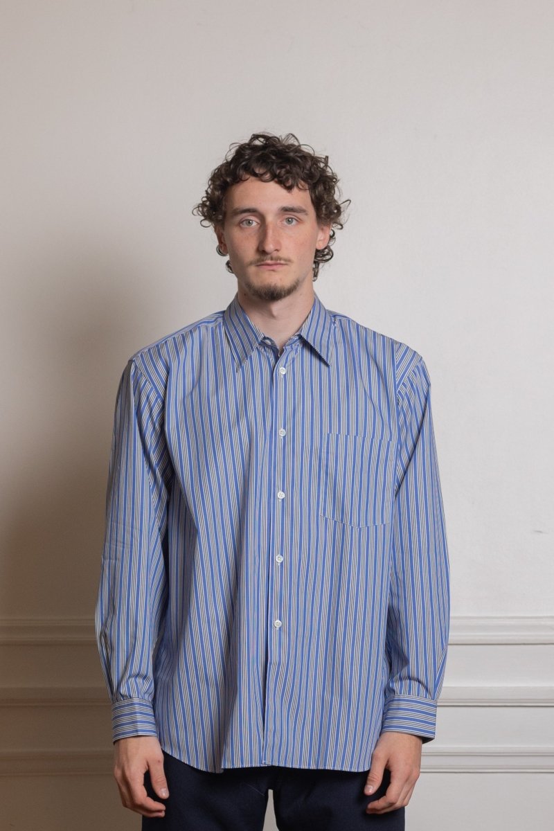 FZ-B218-PER - MENS SHIRT WOVEN - Stripe COMME DES GARÇONS SHIRT - vue de dos
