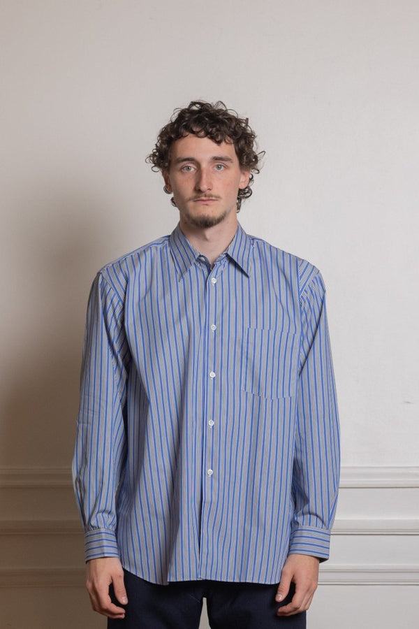 FZ-B218-PER - MENS SHIRT WOVEN - Stripe