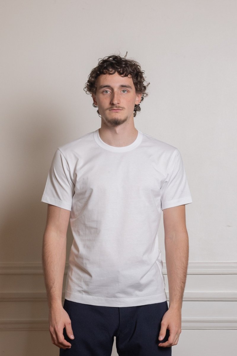 FQ-T003-S26 MENS T-SHIRT KNIT - WHITE COMME DES GARÇONS SHIRT - vue de dos — photo 2