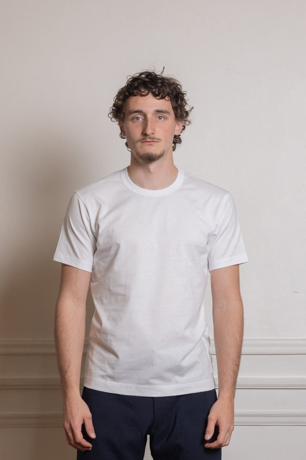 FQ-T003-S26 MENS T-SHIRT KNIT - WHITE