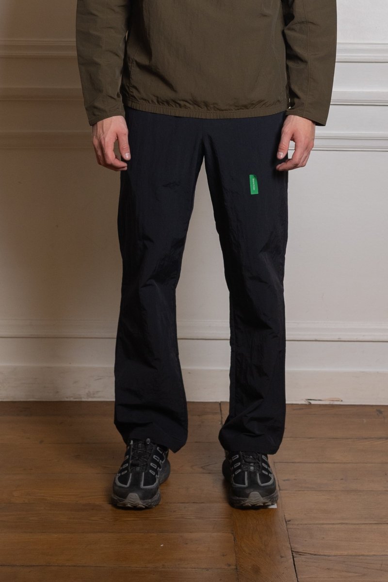 Nylon Tussar Pants - Black