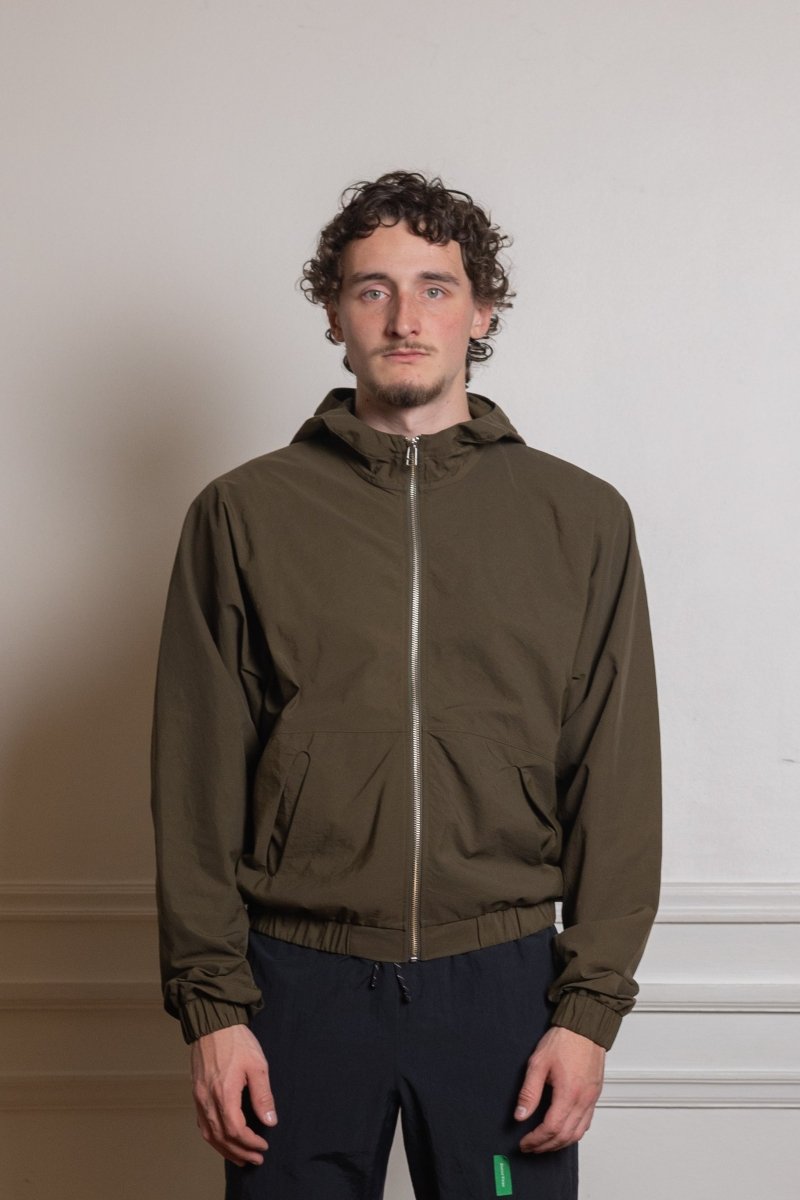 Taslan Nylon Jacket - Moss — photo 2