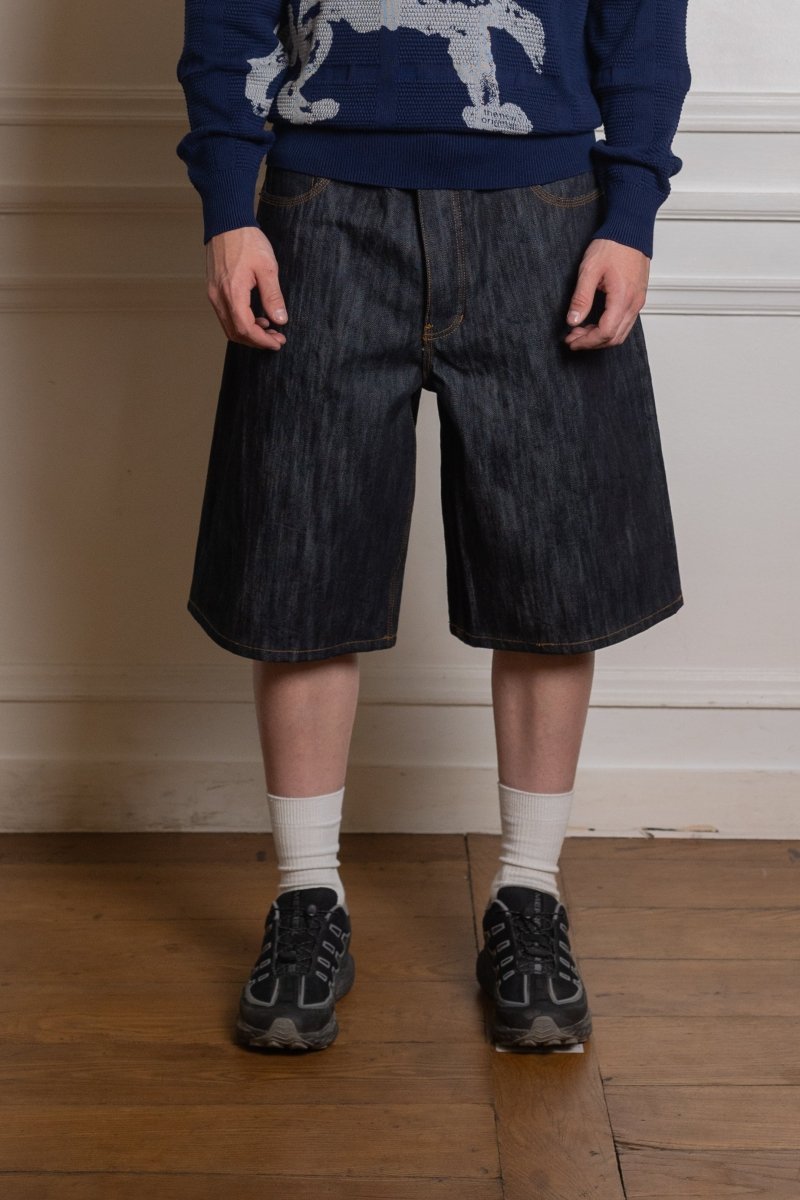 9-DOTS JORTS - Slub Raw Denim THE NEW ORIGINALS - vue de dos — photo 2