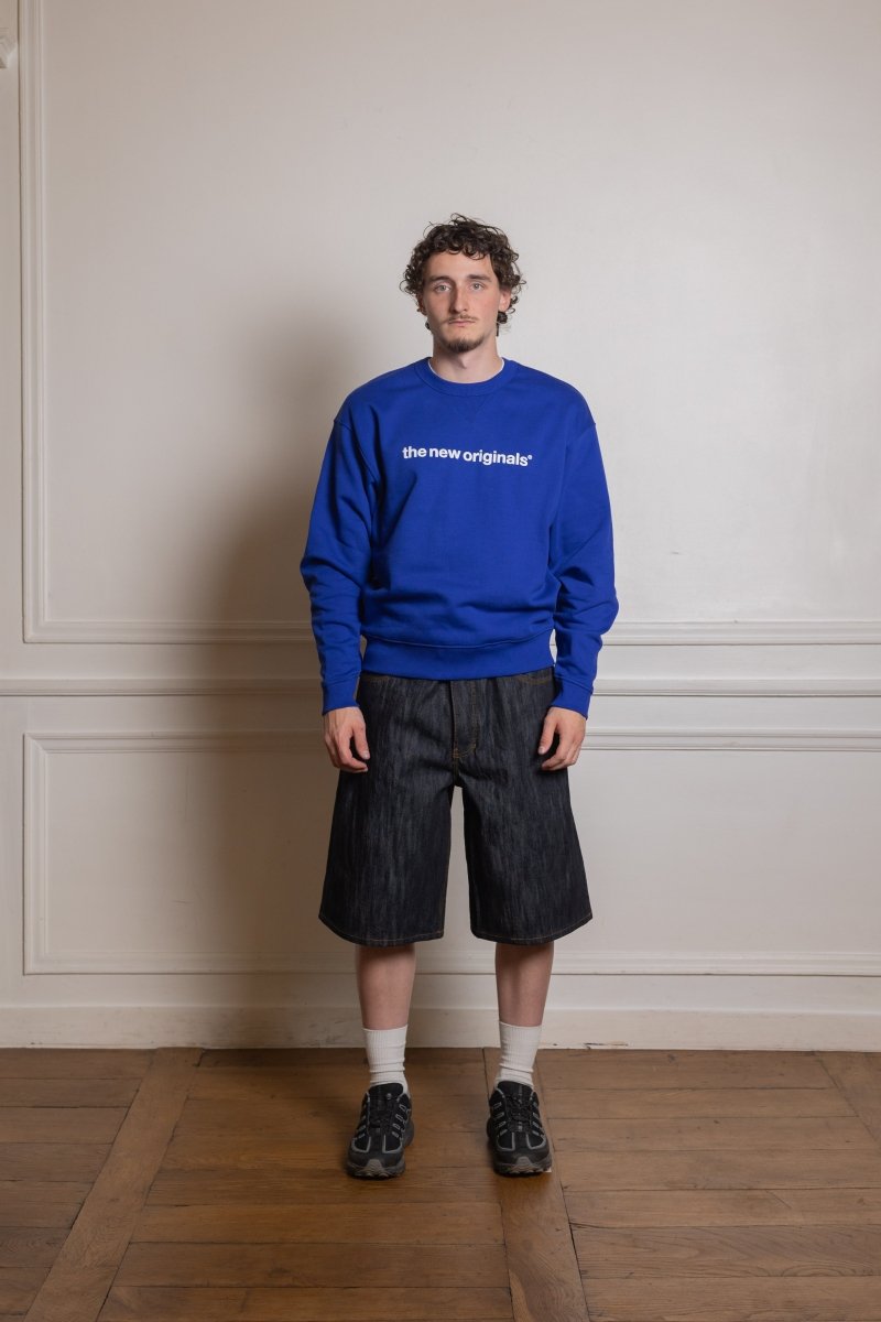 THE NEW ORIGINALS CREWNECK - Blue THE NEW ORIGINALS - vue de face portée